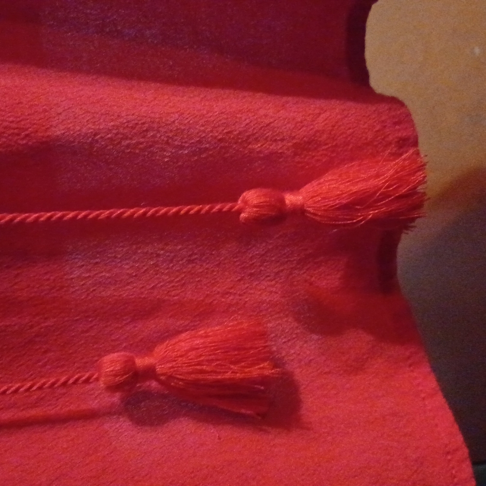 Liz Claiborne Women's petite L Red blouse - Picture 7 of 9